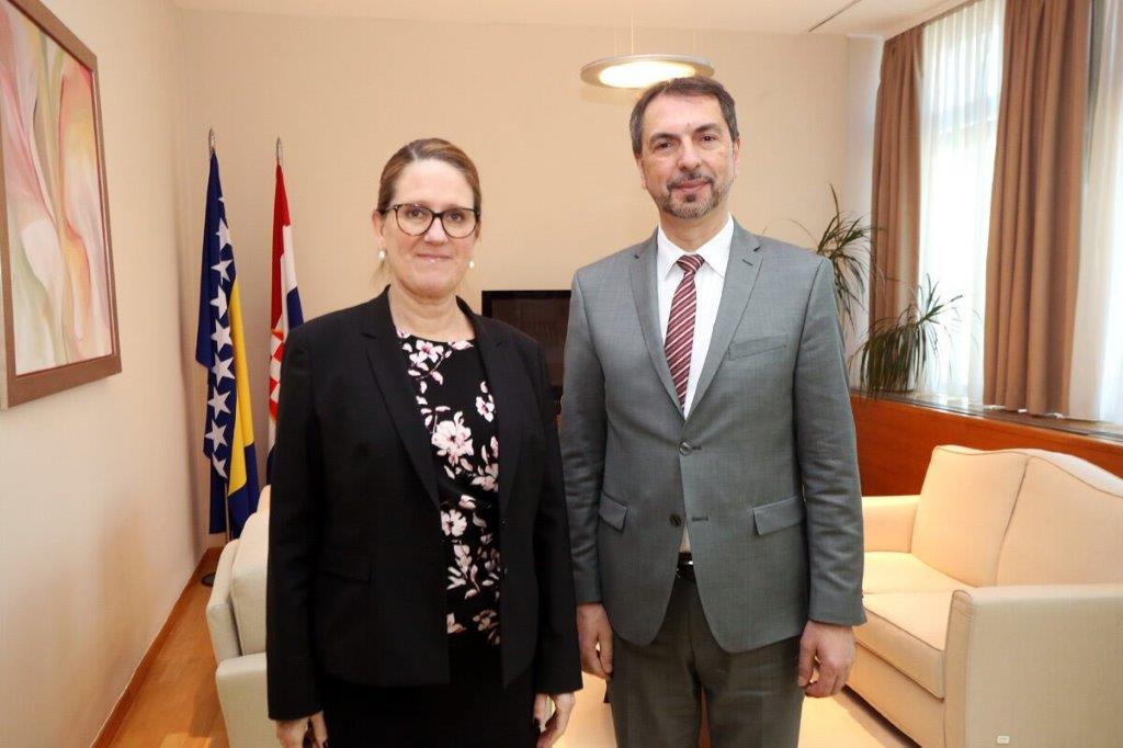 Predsjedatelj Zastupničkog doma PSBiH Marinko Čavara primio u nastupni posjet veleposlanicu Kraljevine Švedske u BiH 